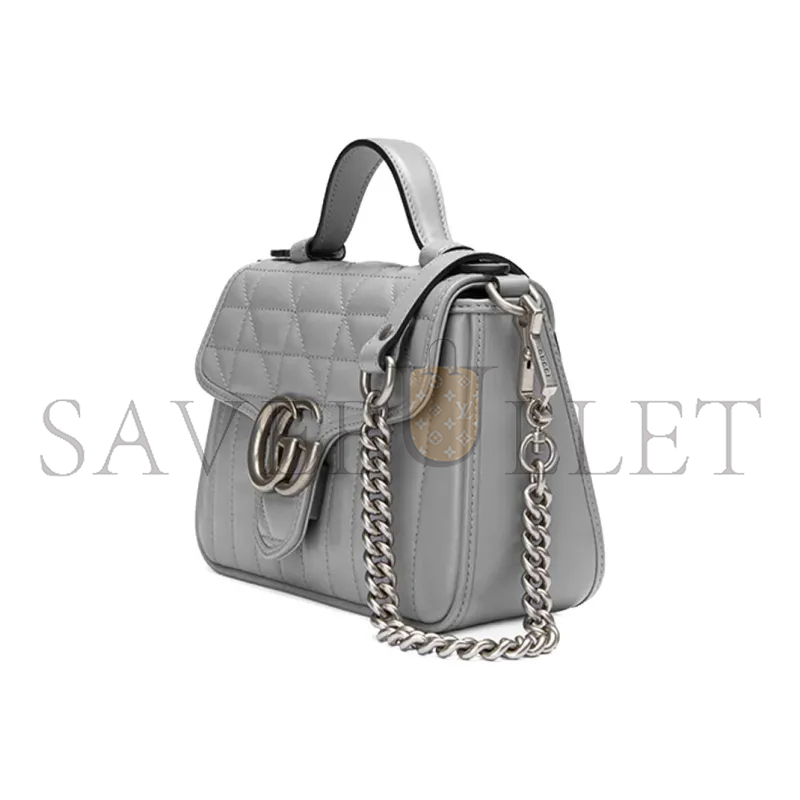 GUCCI GG MARMONT MINI TOP HANDLE BAG 583571 (21*15.5*8cm)